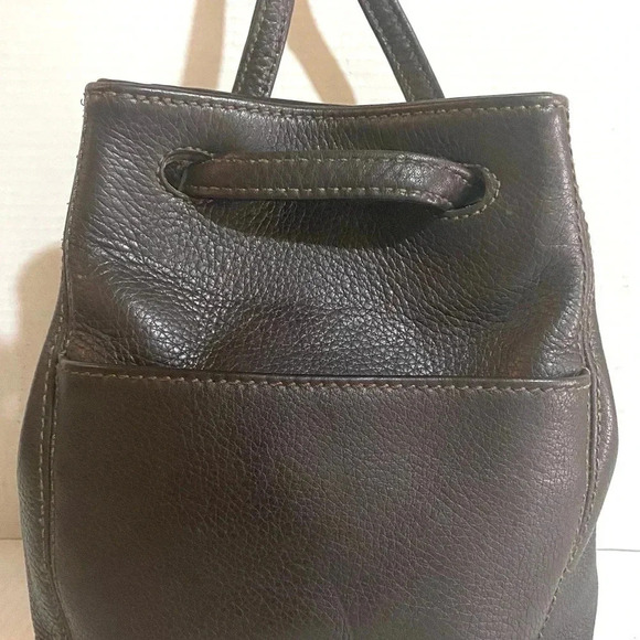 Coach vintage black leather crossbody handbag - Picture 4 of 13